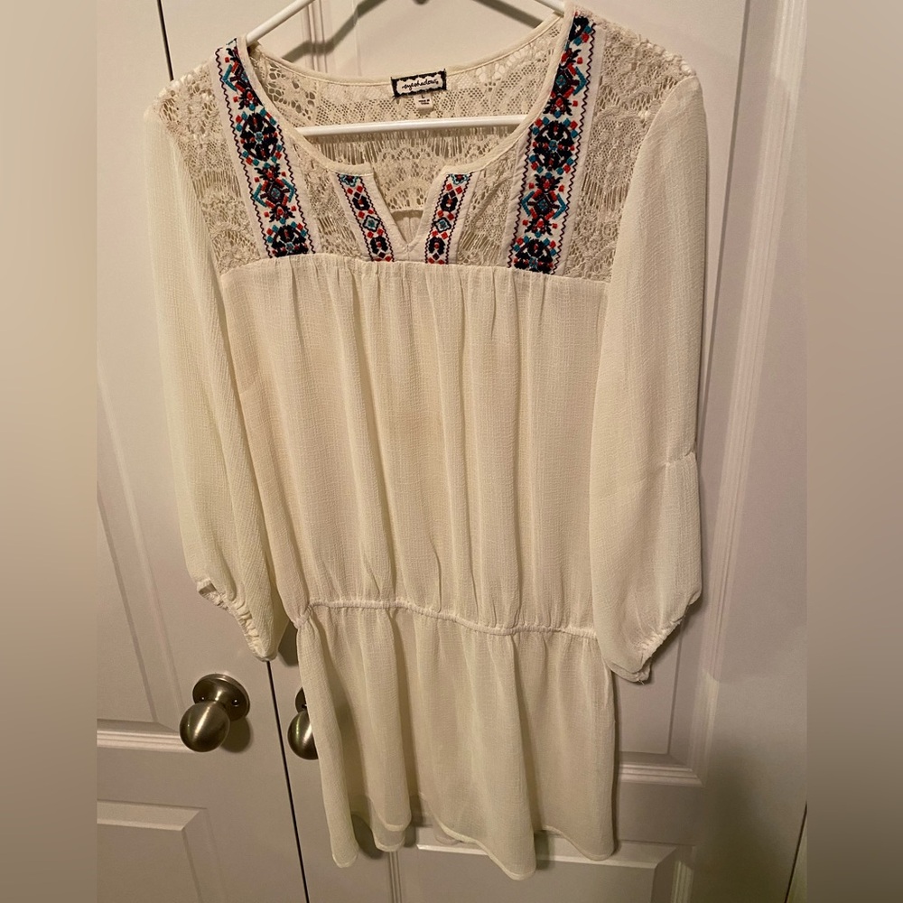Eyeshadow Tunic Top Sz L Junior